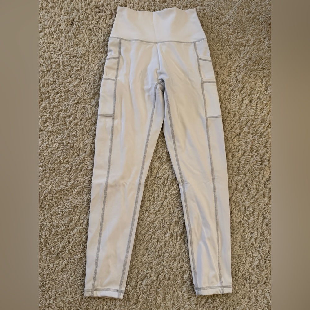 Aerie High-Waisted white Leggings